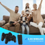 Foreign Holics Retro Game Console Wireless Game Stick | 20,000+ Built-in Classic Games | HDMI Plug & Play TV Video Game Console | 9 Emulators | 2.4GHz Wireless Controllers Free 64GB Memory Card - Image 5