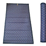 Roll up Bamboo Curtain/Blinds with Sun, Dust, Privacy & Cold Protection for Window, Door, Outdoor and Indoor Use (2 Width 3 Height, Blue Color) - Image 2