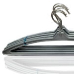 Heavy Duty Plastic Cloth Hanger for Wardrobe and Closet Organizer, Pack of 6