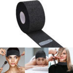 Neck Ruffle Roll Tissue Paper Strip for Salon Barbers Hair Cutting for Personal and Professional Use (5 Rolls, Black) - Image 2