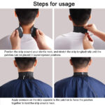 Neck Ruffle Roll Tissue Paper Strip for Salon Barbers Hair Cutting for Personal and Professional Use (5 Rolls, Black) - Image 3