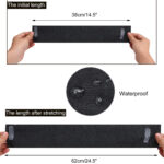 Neck Ruffle Roll Tissue Paper Strip for Salon Barbers Hair Cutting for Personal and Professional Use (5 Rolls, Black) - Image 4