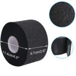Neck Ruffle Roll Tissue Paper Strip for Salon Barbers Hair Cutting for Personal and Professional Use (5 Rolls, Black) - Image 5