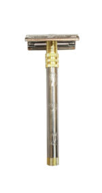 Stainless Steel Double Edge Safety Shaving Razor for Men (Size: 9.5 cm)