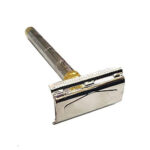 Stainless Steel Double Edge Safety Shaving Razor for Men (Size: 9.5 cm) - Image 3