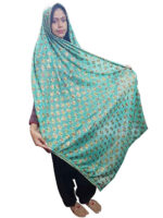 Net Embroidered Chiffon Phulkari Dupatta Chunni with Pranda for Women and Girls - Image 6