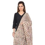 Net Embroidered Chiffon Phulkari Dupatta Chunni with Pranda for Women and Girls - Image 9