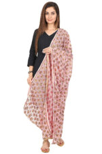 Net Embroidered Chiffon Phulkari Dupatta Chunni with Pranda for Women and Girls - Image 12